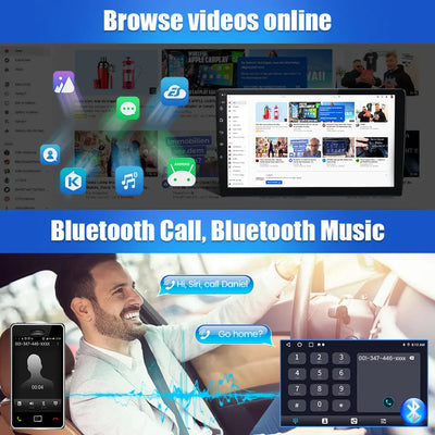 AWESAFE Car Radio Stereo for Hyundai Santa Fe 2013-2017,With Wireless Carplay & Android Auto AWESAFE