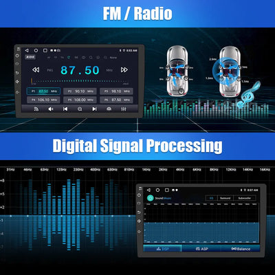 AWESAFE Car Radio Stereo for Hyundai Santa Fe 2013-2017,With Wireless Carplay & Android Auto AWESAFE