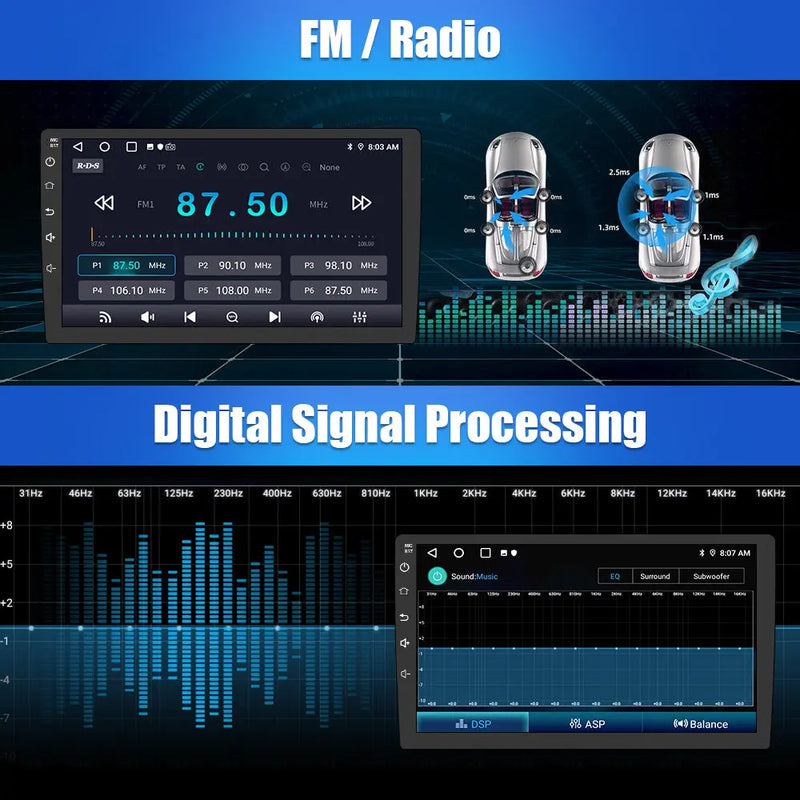 AWESAFE Car Radio Stereo for Hyundai Santa Fe 2013-2017,With Wireless Carplay & Android Auto AWESAFE