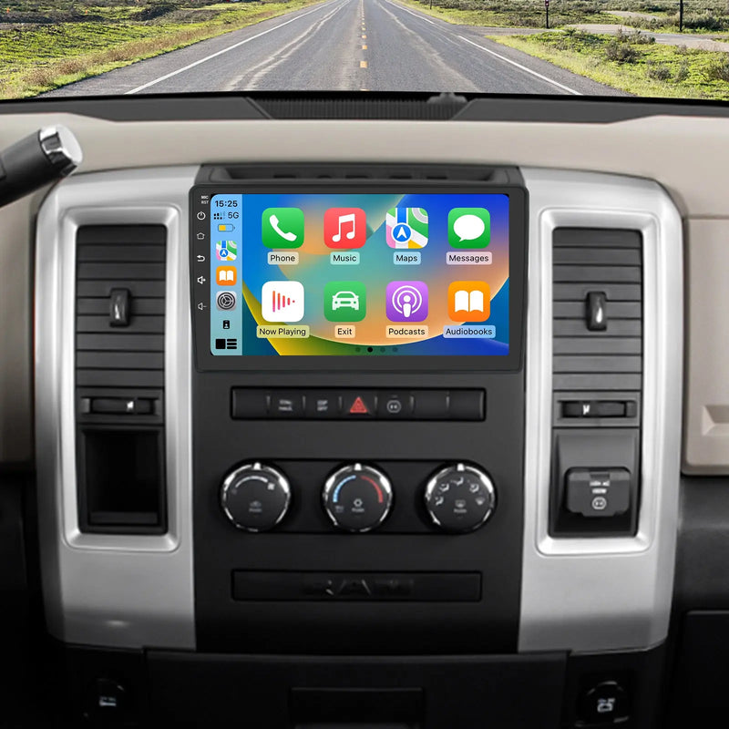 AWESAFE Car Radio Stereo for Jeep Wrangler Dodge (2007-2018) with Built in Apple Carplay Andriod Auto AWESAFE