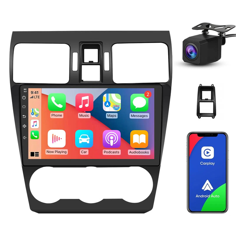 AWESAFE Car Radio Stereo for Subaru Forester WRX Impreza 2013-2015 with CarPlay& Android Auto,GPS Navigation AWESAFE