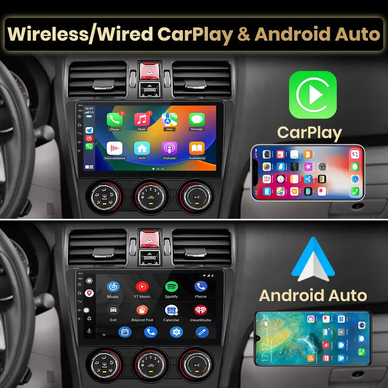 AWESAFE Car Radio Stereo for Subaru Forester WRX Impreza 2013-2015 with CarPlay& Android Auto,GPS Navigation AWESAFE
