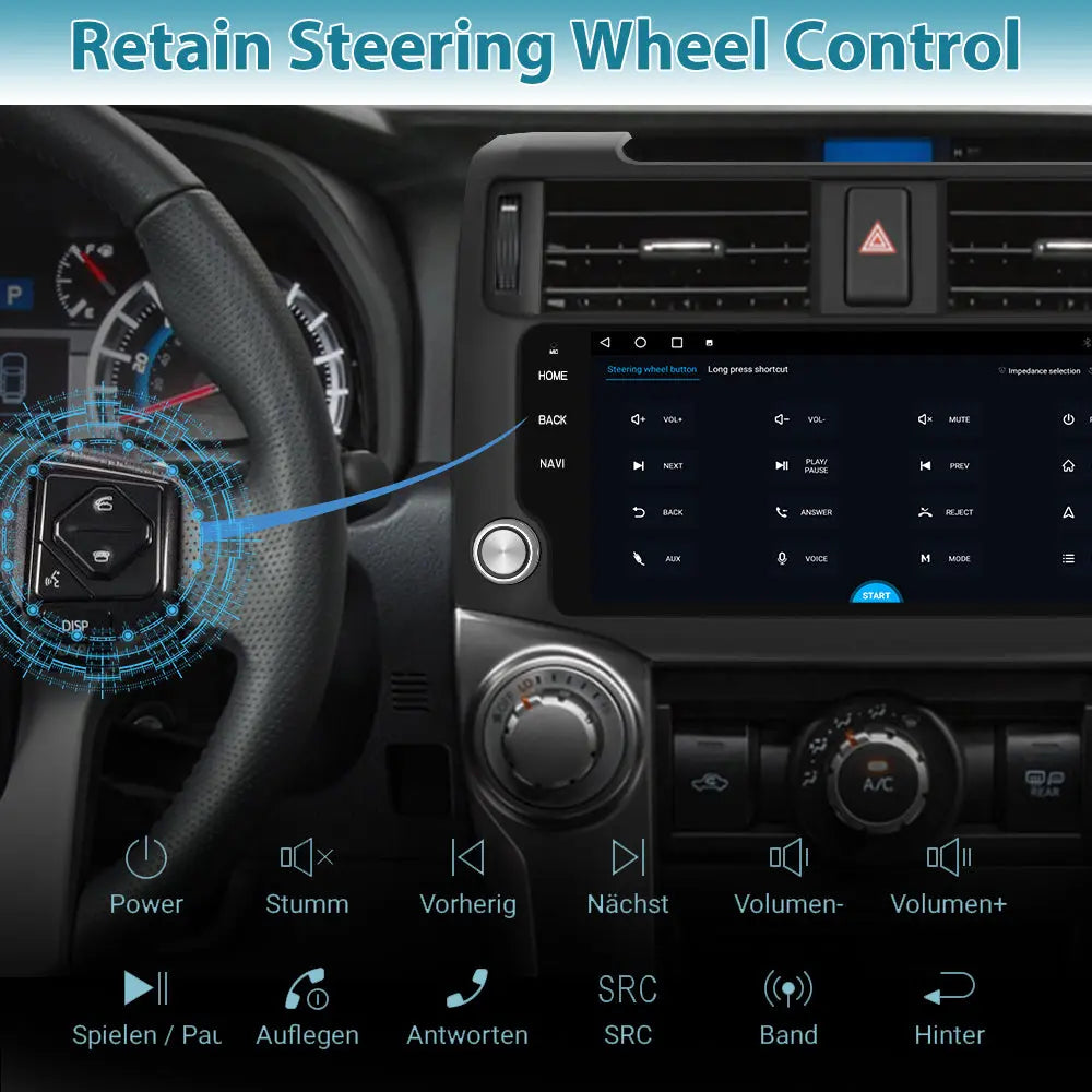 AWESAFE Car Radio Stereo for Toyota 4runner 2010-2019 4G RAM 64G