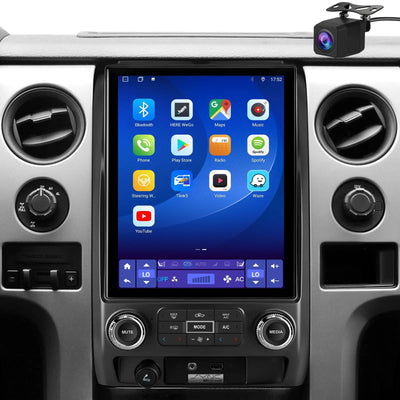 AWESAFE Car Radio Stereo with Wireless CarPlay & Android Auto GPS Bluetooth for Ford F150 - Andr 2009-2012 AWESAFE