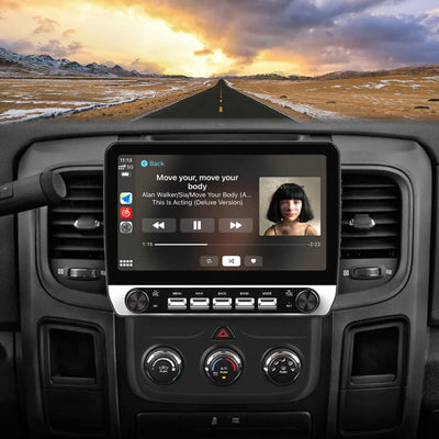 AWESAFE Car Radio Stereo with Wireless CarPlay & Android Auto GPS for Dodge RAM 1500 2500 3500 2013 AWESAFE