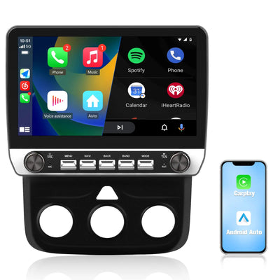 AWESAFE Car Radio Stereo with Wireless CarPlay & Android Auto GPS for Dodge RAM 1500 2500 3500 2013 AWESAFE