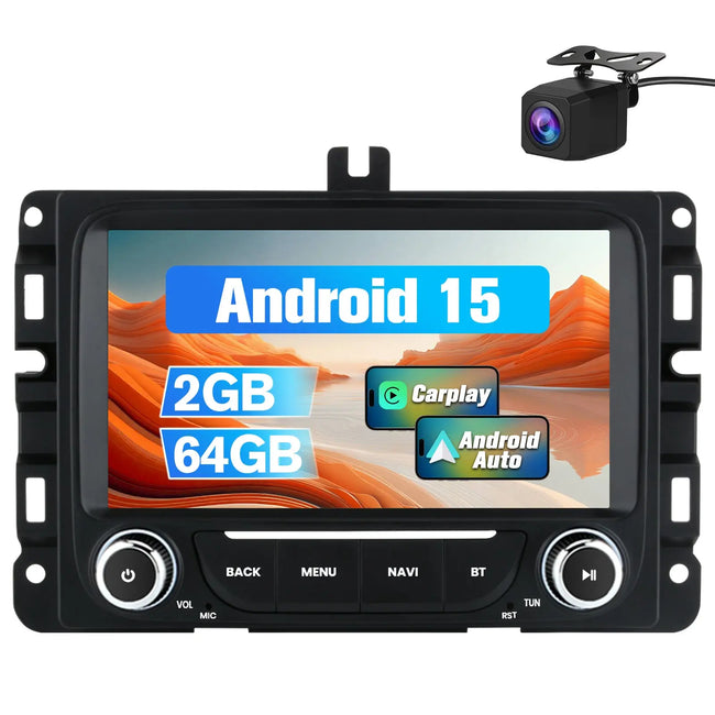 AWESAFE Car Radio Stereo with Wireless CarPlay & Android Auto GPS for Dodge Ram 1500 2500 3500 2013-2019 AWESAFE