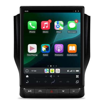 AWESAFE Car Radio Upgrade 12.1 Inch with CarPlay Bluetooth WiFi DSP SWC for Dodge RAM 1500 2500 3500 2019 AWESAFE