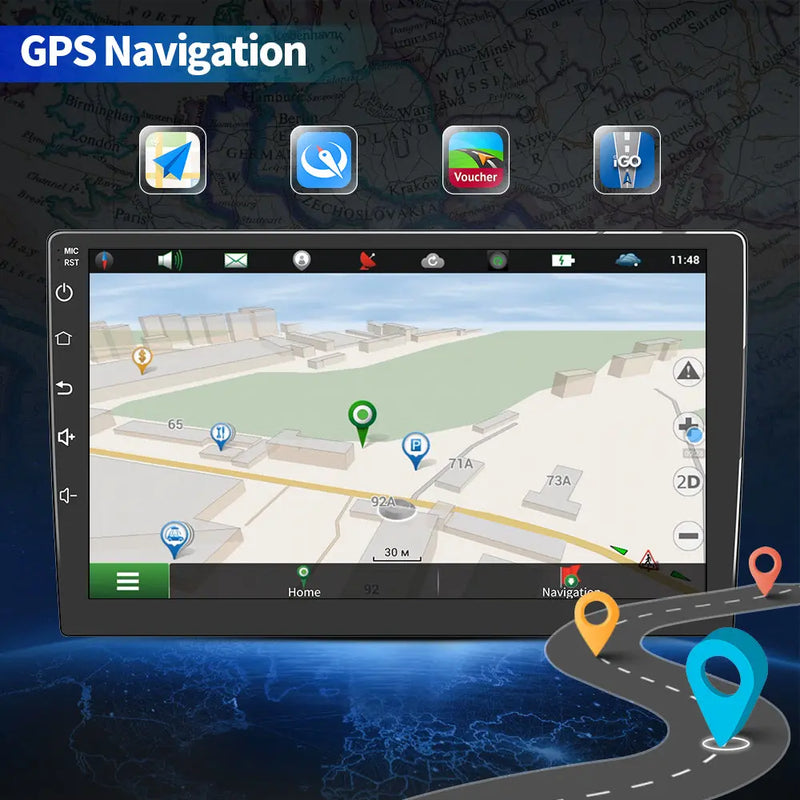 AWESAFE Car Radio for Honda Accord 2003-2007 with Split IPS Touchscreen/Steering Wheel Control/Wireless Carplay&Android Auto AWESAFE