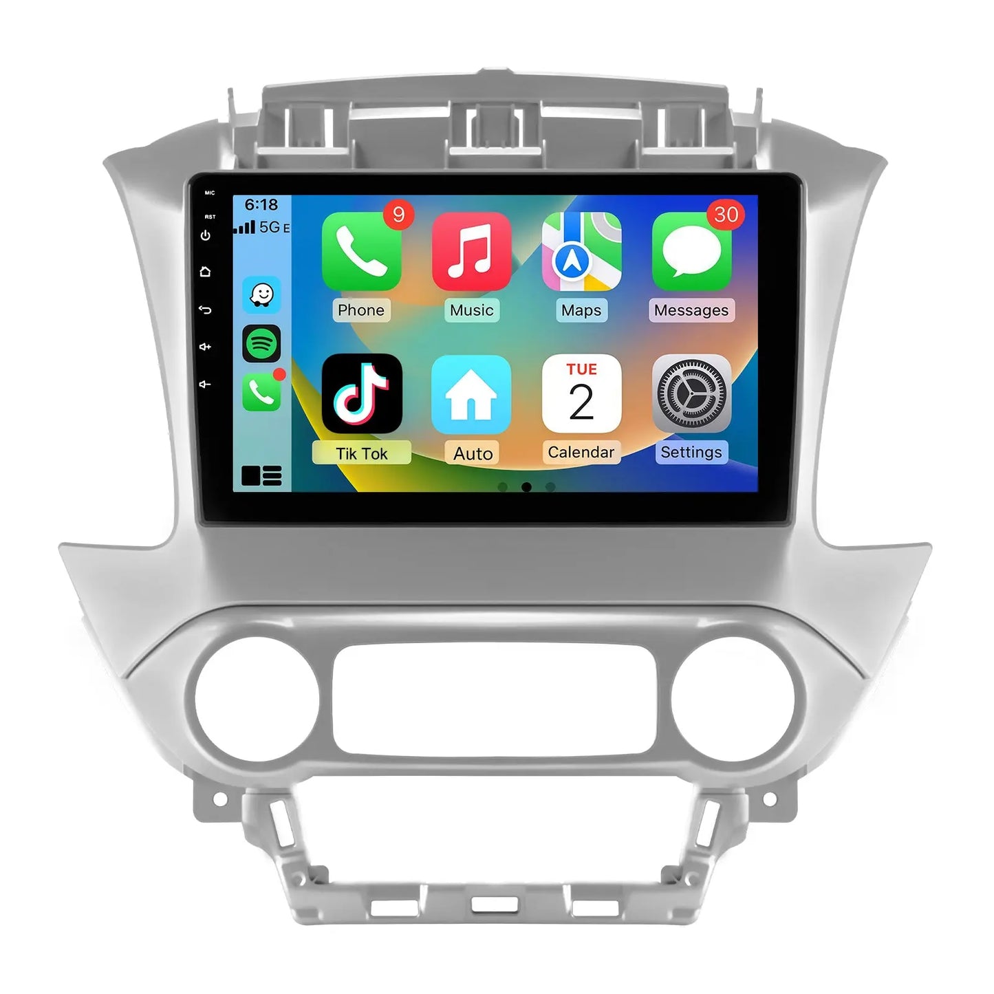AWESAFE Car Radio with Wireless CarPlay & Android Auto GPS for Chevy Suburban Tahoe Yukon 2015-2019 AWESAFE