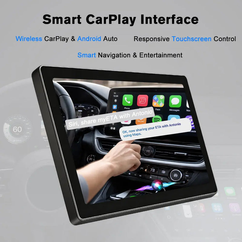 AWESAFE Car Stereo for Chevy Silverado, Tahoe & GMC Sierra 1500, 13.1" 2K QLED Touchscreen, 6GB RAM 128GB ROM, Wireless CarPlay & Android Auto, 4G LTE, GPS, Bluetooth, HD Backup Camera AWESAFE