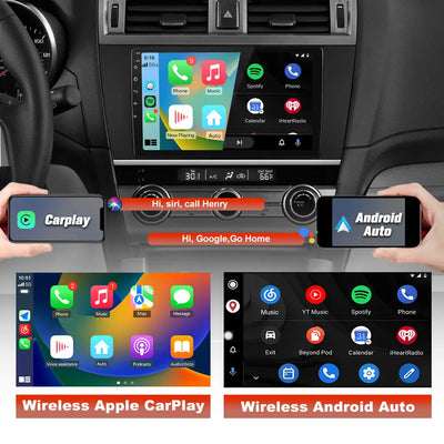 AWESAFE Car Stereo for Subaru Outback Legacy 2015 2016 2017 2018, Touchscreen Car Radio Wireless CarPlay Android Auto WiFi GPS Navigation AM/FM Radio SWC Backup Camera 2GB+64GB AWESAFE