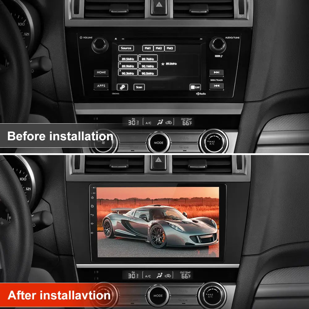 AWESAFE Car Stereo for Subaru Outback Legacy 2015 2016 2017 2018, Touchscreen Car Radio Wireless CarPlay Android Auto WiFi GPS Navigation AM/FM Radio SWC Backup Camera 2GB+64GB AWESAFE