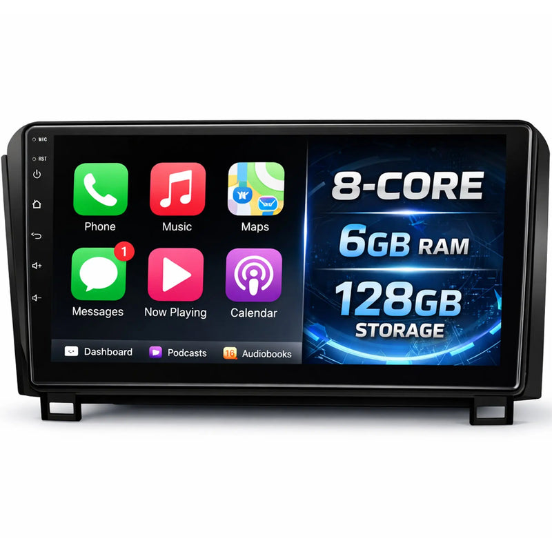 AWESAFE Car Stereo for Toyota Tundra 2007–2013, Sequoia 2008-2018, 10.1" HD Touch Screen, Android 15, 6GB RAM 128GB ROM, Wireless CarPlay & Android Auto, Bluetooth 5.0/WiFi 6, GPS, HD Backup Camera AWESAFE SHOP