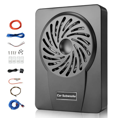 AWESAFE Car Subwoofer with 1200W Power,10 Inch Built-in AMP 360° Surrounding Sound AWESAFE