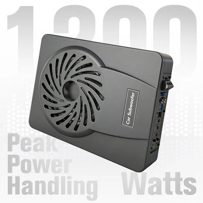 AWESAFE Car Subwoofer with 1200W Power,10 Inch Built-in AMP 360° Surrounding Sound AWESAFE