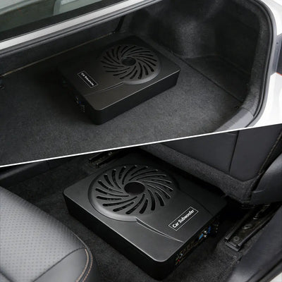 AWESAFE Car Subwoofer with 1200W Power,10 Inch Built-in AMP 360° Surrounding Sound AWESAFE