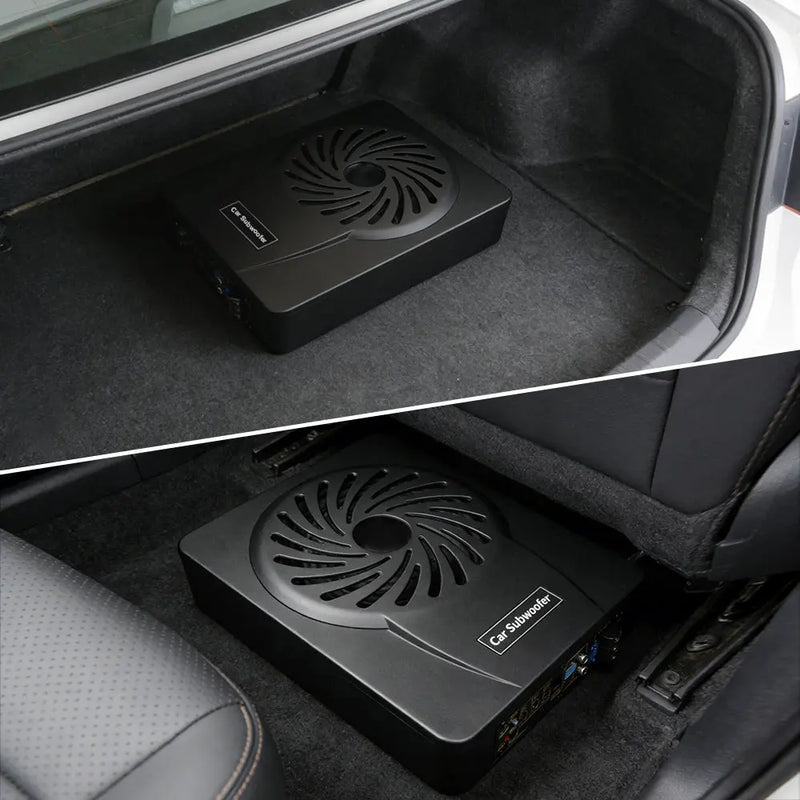 AWESAFE Car Subwoofer with 1200W Power,10 Inch Built-in AMP 360° Surrounding Sound AWESAFE