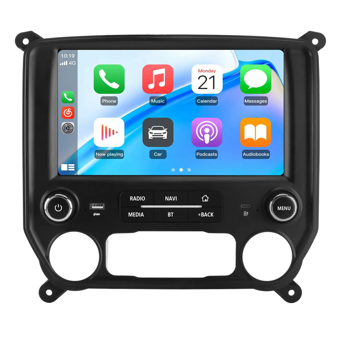 AWESAFE Chevy Silverado GMC Sierra (2014) (2014-2018) Android 15 Car Radio · Wireless CarPlay · Android Auto AWESAFE