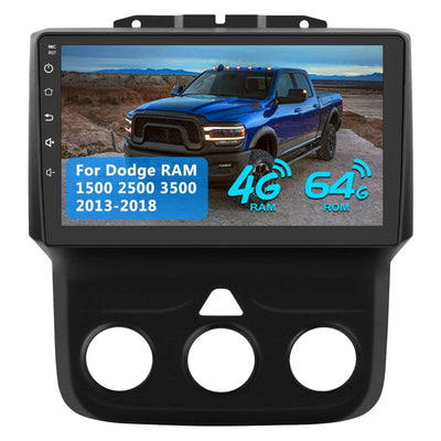 AWESAFE Core Car Radio with Wireless CarPlay & Android Auto GPS Bluetooth for Dodge RAM 1500 2500 2013-2022 AWESAFE