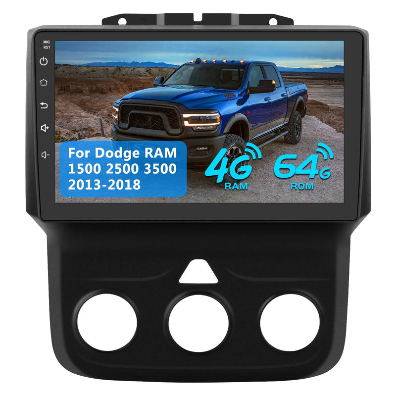 AWESAFE Core Car Radio with Wireless CarPlay & Android Auto GPS Bluetooth for Dodge RAM 1500 2500 2013-2022 AWESAFE