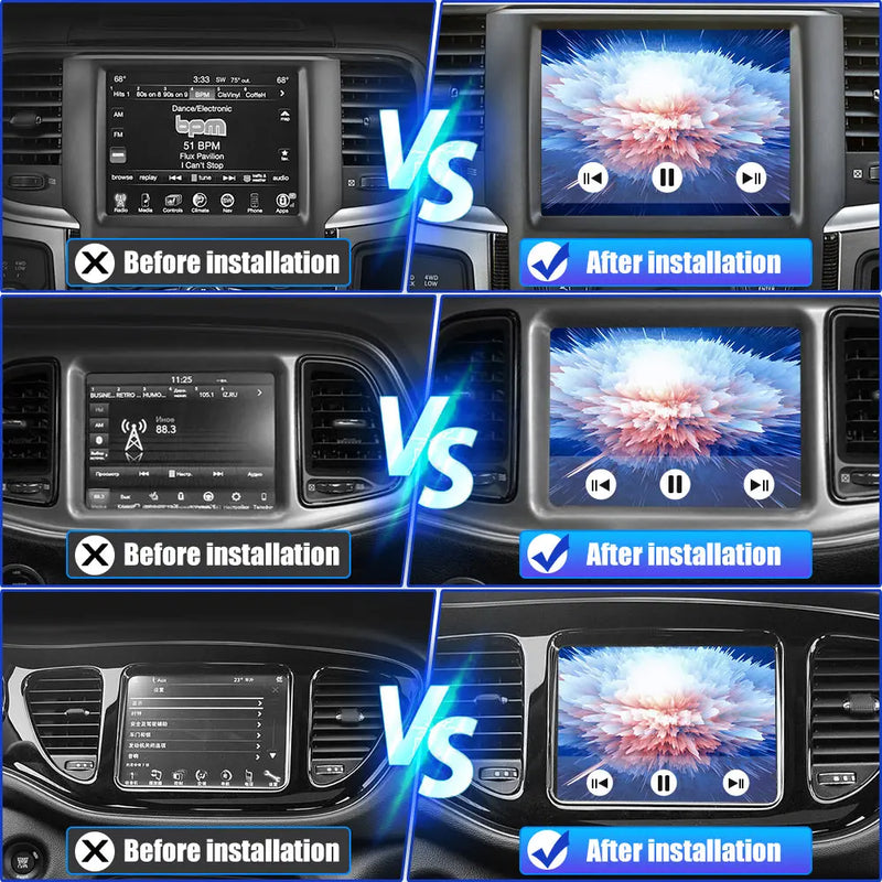 AWESAFE Dodge Charger Challenger (2015-2019) Android 15 Car Radio · Wireless CarPlay · Android Auto · 64GB AWESAFE
