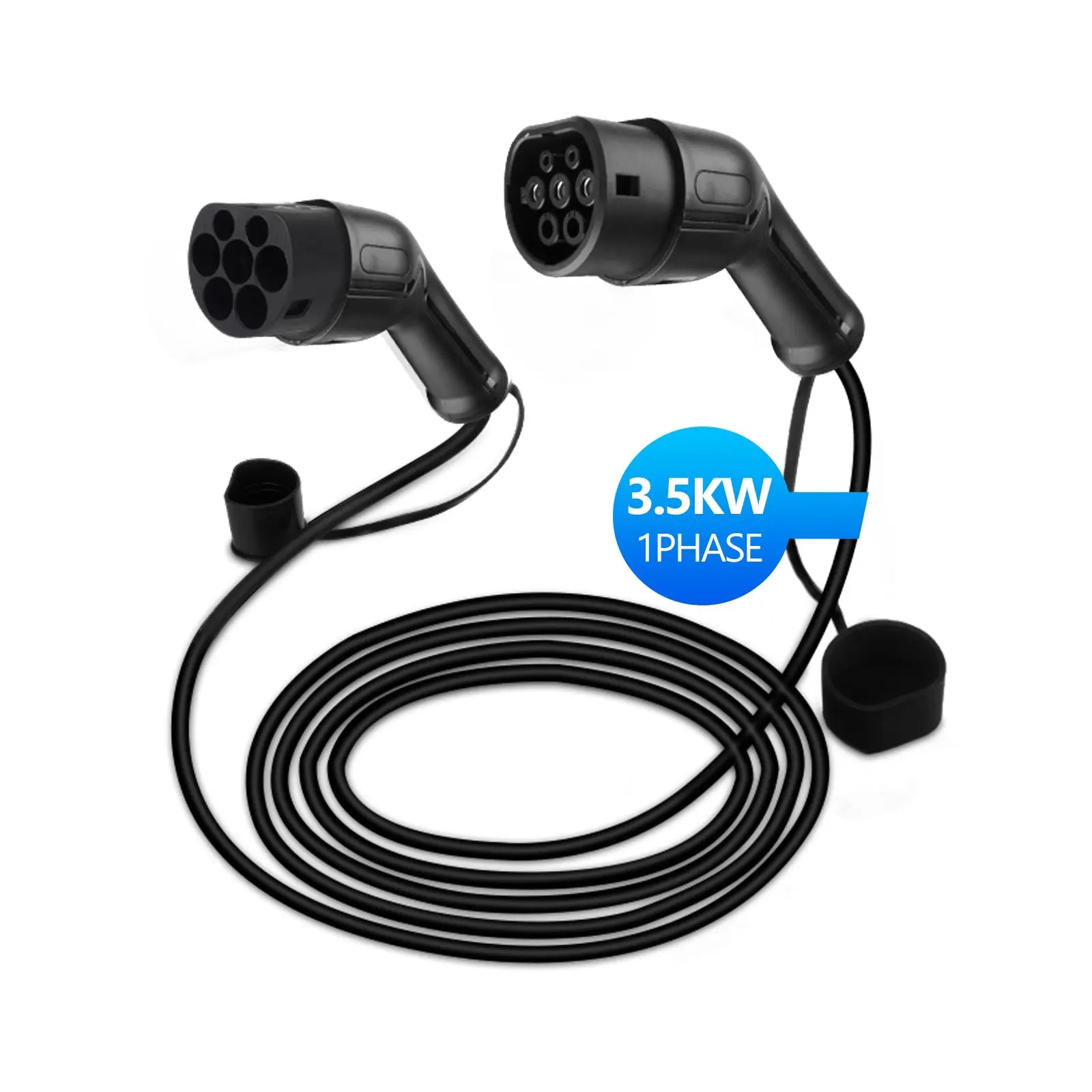 Awesafe ev electric vehicle and plug in hybrid charging cable type 2 t