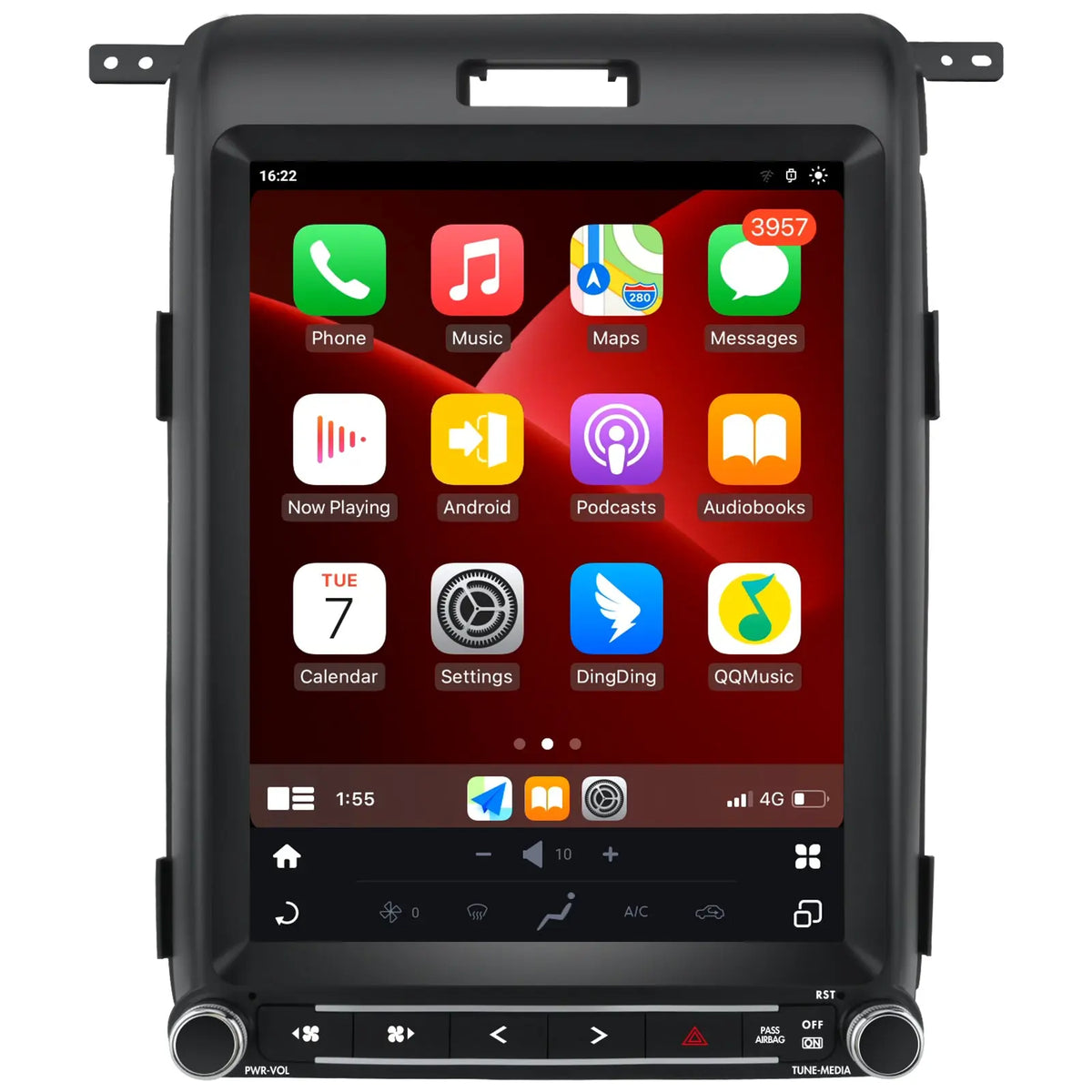 AWESAFE Ford F150 (2013-2014)- Qualcomm Android 15 Car Radio · Wireless CarPlay · Android Auto · Off-Road Inclinometer Pro AWESAFE