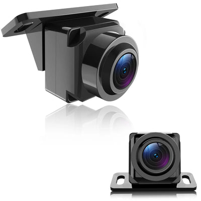 AWESAFE Front Blind Spot Camera for Ford F150 Escape Edge Explorer Focus Escape Lincoln, CVBS HD 145° Wide View Vehicle Front Bumper Cam with Radar Detection Gear Shift/High Beam Activated Parking Assistance,IP 69K AWESAFE