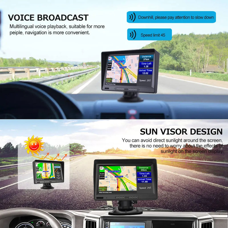 AWESAFE GPS Navigation for Car Australia with Reversing Camera (25M) 9 inch Bluetooth Sat Nav Navigator for Cars Trucks Motorhome AWESAFE