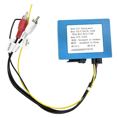 AWESAFE Glasfaser Decoder Box für Mercedes Benz Autoradio für E Klasse W211 CLS W219 AWESAFE