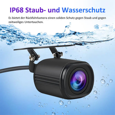 AWESAFE HD Rückfahrkamera für Autoradio, wasserdichte Rückfahrkamera AWESAFE