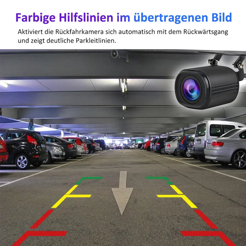 AWESAFE HD Rückfahrkamera für Autoradio, wasserdichte Rückfahrkamera AWESAFE