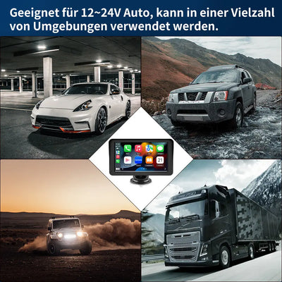 AWESAFE Navigationsgeräte für Auto mit CarPlay und Android Auto, Mirrorlink, Bluetooth, Navi für LKW PKW KFZ, 7 Zoll Touchscreen GPS Navigation AWESAFE SHOP