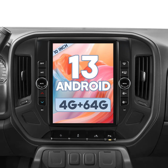 AWESAFE Qualcomm 8-Core 4GB RAM + 64GB ROMCar Radio Stereo for Chevy Silverado GMC Sierra 2014 2015 2016 2017 2018,12.1 inch Touch Screen with CarPlay & Android Auto AWESAFE