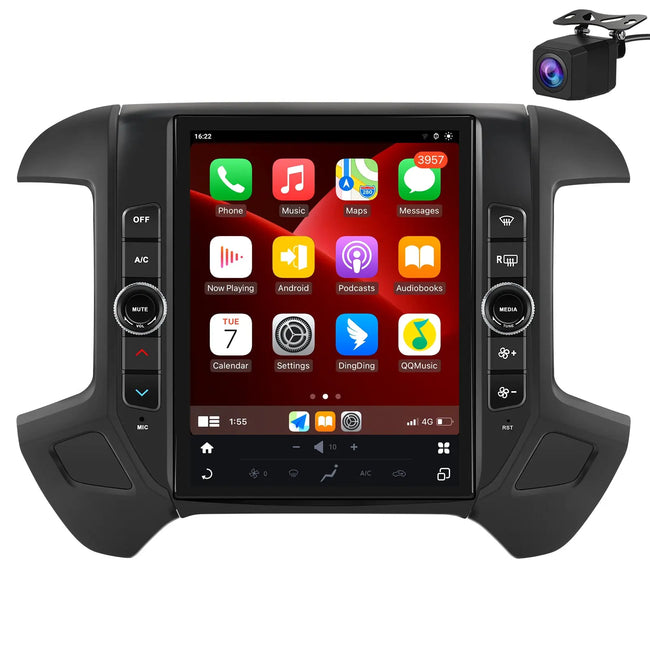AWESAFE ROMCar Radio Stereo for Chevy 2014-2018,8Core, 4GGB+64GB,Wireless CarPlay & Android Auto AWESAFE