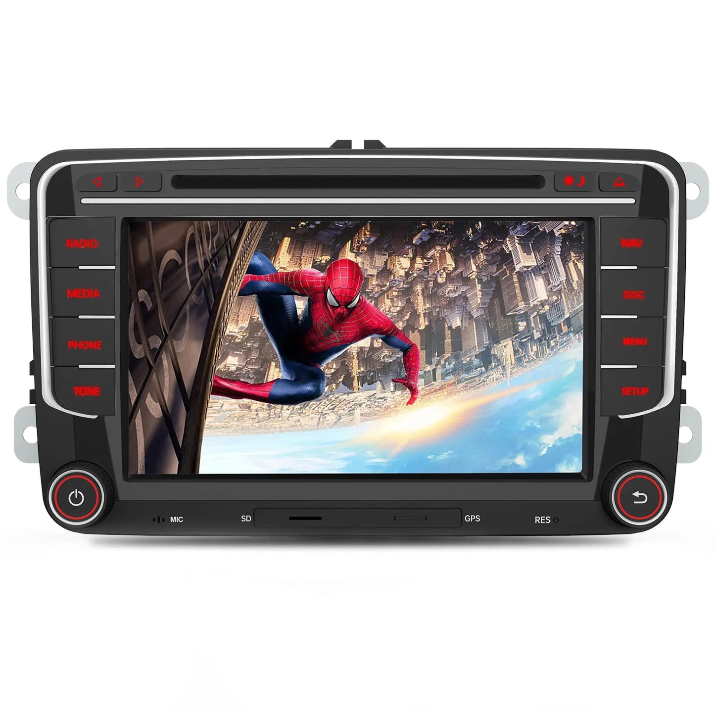 AWESAFE Radio fur VW Skoda Seat mit 7 Zoll Touchscreen 2-DIN Autoradio Bluetooth Mirrorlink GPS Navigation AWESAFE SHOP