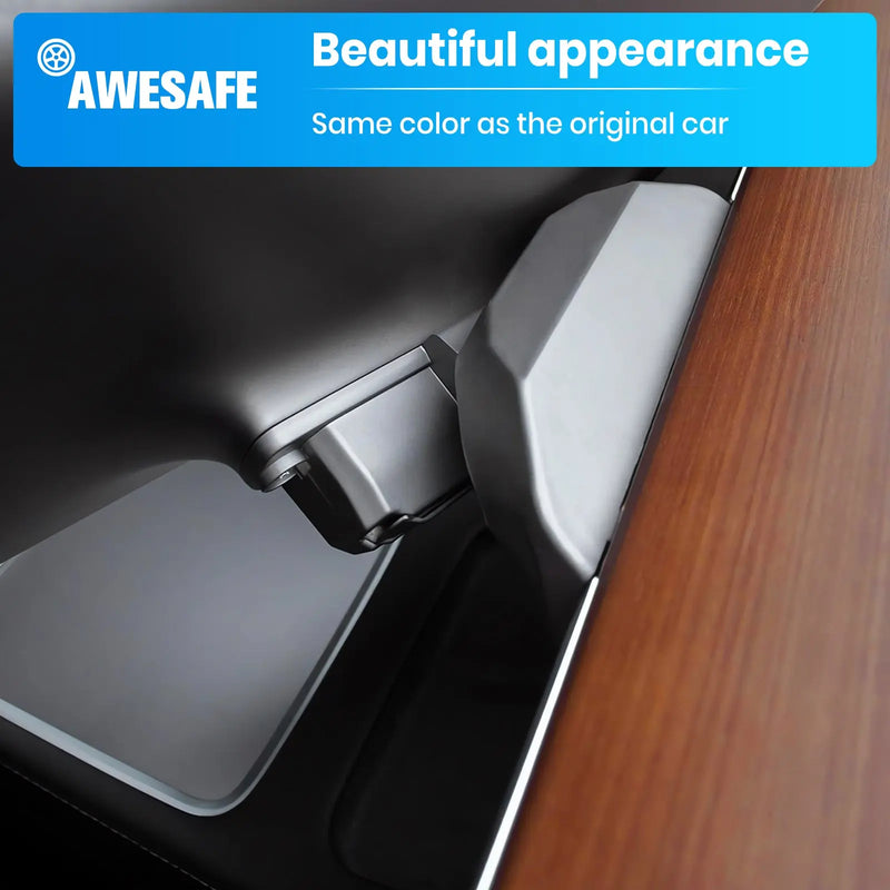 AWESAFE Screen Swivel Mount for Tesla Model 3 Highland 2024 2025,Left/Right 30° Up/Down 15° Four Directions Adjustment Center Console Navigation Screen Rotating Holder AWESAFE