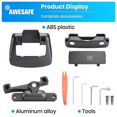 AWESAFE Screen Swivel Mount for Tesla Model 3 Highland 2024 2025,Left/Right 30° Up/Down 15° Four Directions Adjustment Center Console Navigation Screen Rotating Holder AWESAFE