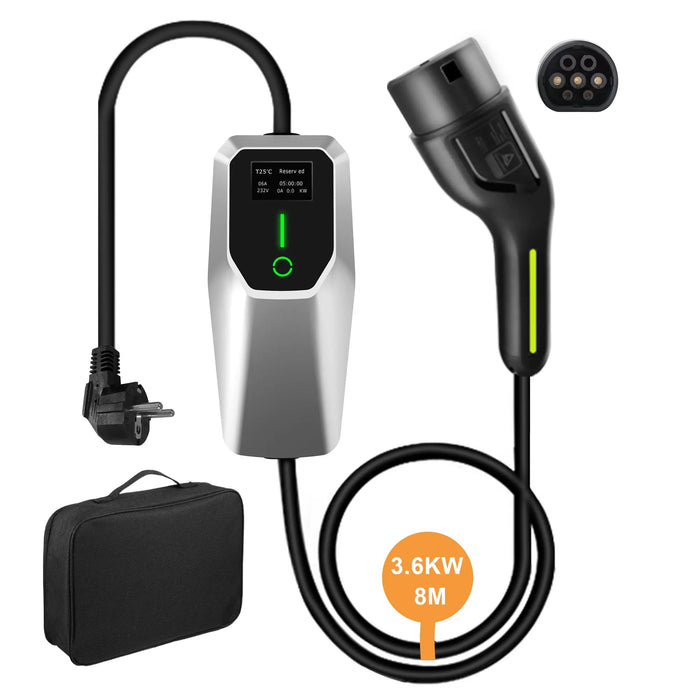 AWESAFE Tragbares EV-Ladeger (240V,16A)for véhicule électrique de type 2Wallbox mobile de  pour véhicules électriques Degré d'étanchéité lP65/IP55 AWESAFE