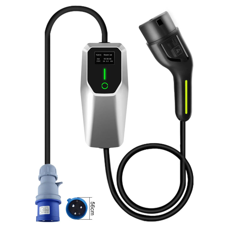 AWESAFE Tragbares EV-Ladeger (240V,32A)for véhicule électrique de type 2Wallbox mobile de  pour véhicules électriques Degré d'étanchéité lP65 AWESAFE