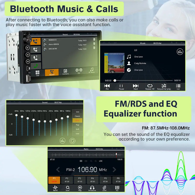 AWESAFE Wireless Carplay Screen for Car,7 inch HD Portable Carplay & Android Auto with Bluetooth, HD Backup Camera, GPS Navigation, Siri, FM Radio, AUX, and Mirror Link – Compatible with All Vehicles AWESAFE SHOP