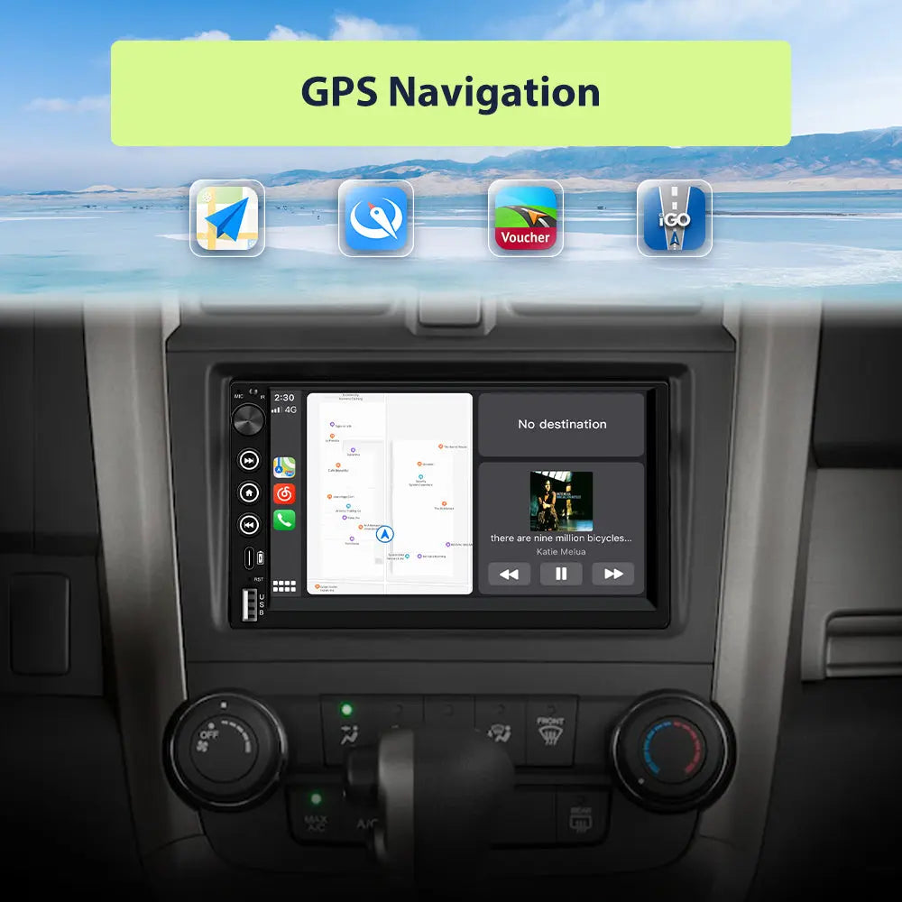 AWESAFE Wireless Carplay Screen for Car,7 inch HD Portable Carplay & Android Auto with Bluetooth, HD Backup Camera, GPS Navigation, Siri, FM Radio, AUX, and Mirror Link – Compatible with All Vehicles AWESAFE SHOP