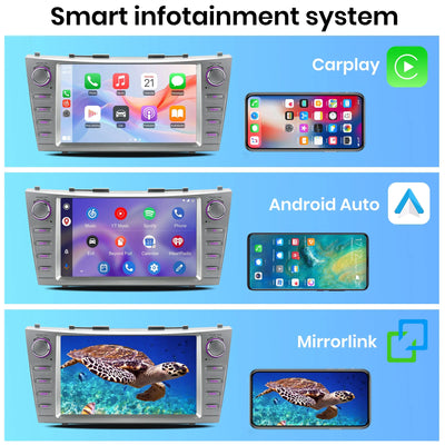 AWESAFE Wireless & Android Auto GPS for Toyota Camry (2007-2011) Android 15 Car Radio · Wireless CarPlay · Android Auto AWESAFE