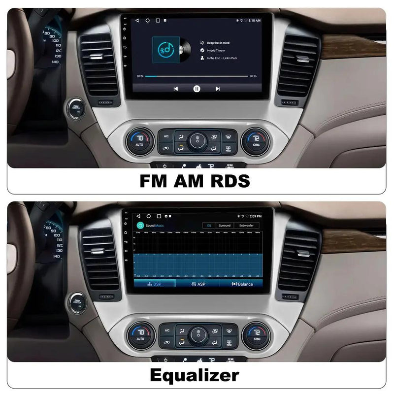 AWESAFE  (2G+64G) Car Stereo 10.1 Inch Android 13 for Chevrolet Tahoe 2015-2019 | Wireless&Wired CarPlay & Android Auto, WiFi, GPS, Dual Bluetooth AWESAFE