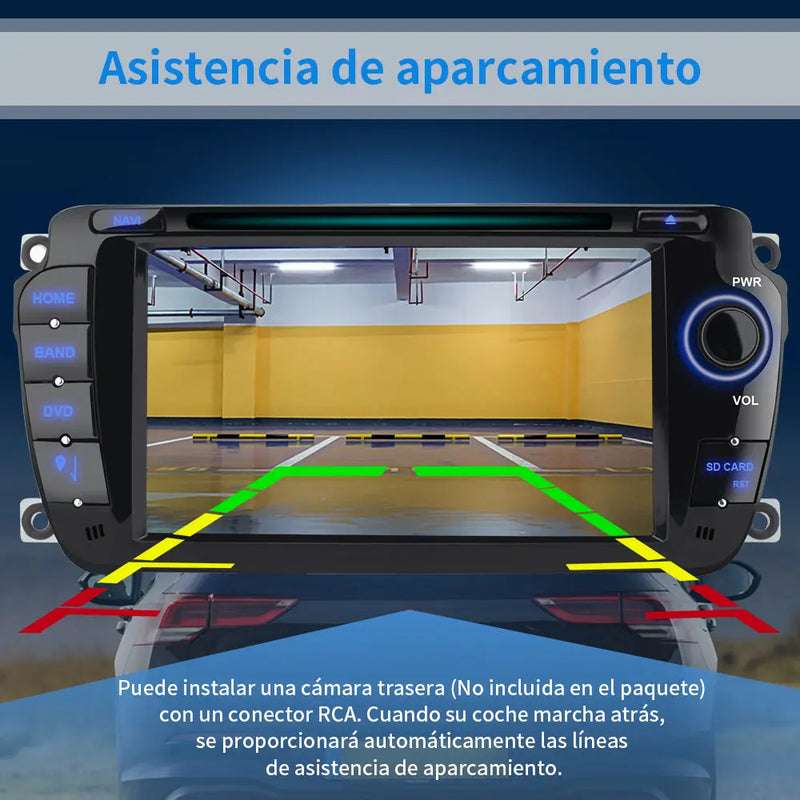 AWESAFE [Android 10.0 2GB+32GB] Radio Coche para Seat Ibiza 2009-2013, Autoradio de 7 Pulgadas con Pantalla Táctil 2 DIN de Seat Ibiza AWESAFE