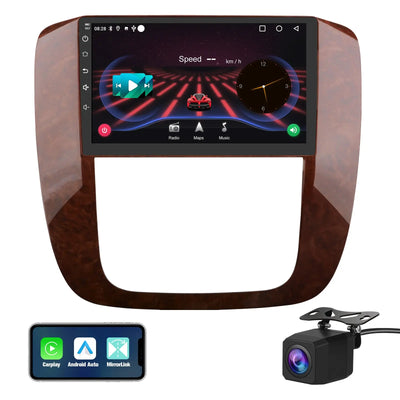 AWESAFE with Wireless CarPlay & Android Auto GPS for GMG Yukon Chevrolet Tahoe Suburban Car Radio 2007-2013 AWESAFE