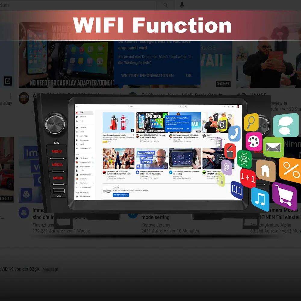 AWESFE Android 13 2GB+64GB Car Radio for Toyota Tundra 2007-2013 & Sequoia 2008-2018, 10" Touch Screen Upgrade with Wireless Carplay & Android Auto/DSP/Bluetooth/GPS/FM/AM/BackCamera AWESAFE SHOP