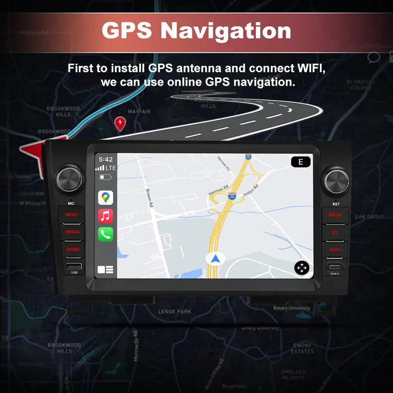 AWESFE Android 13 2GB+64GB Car Radio for Toyota Tundra 2007-2013 & Sequoia 2008-2018, 10" Touch Screen Upgrade with Wireless Carplay & Android Auto/DSP/Bluetooth/GPS/FM/AM/BackCamera AWESAFE SHOP