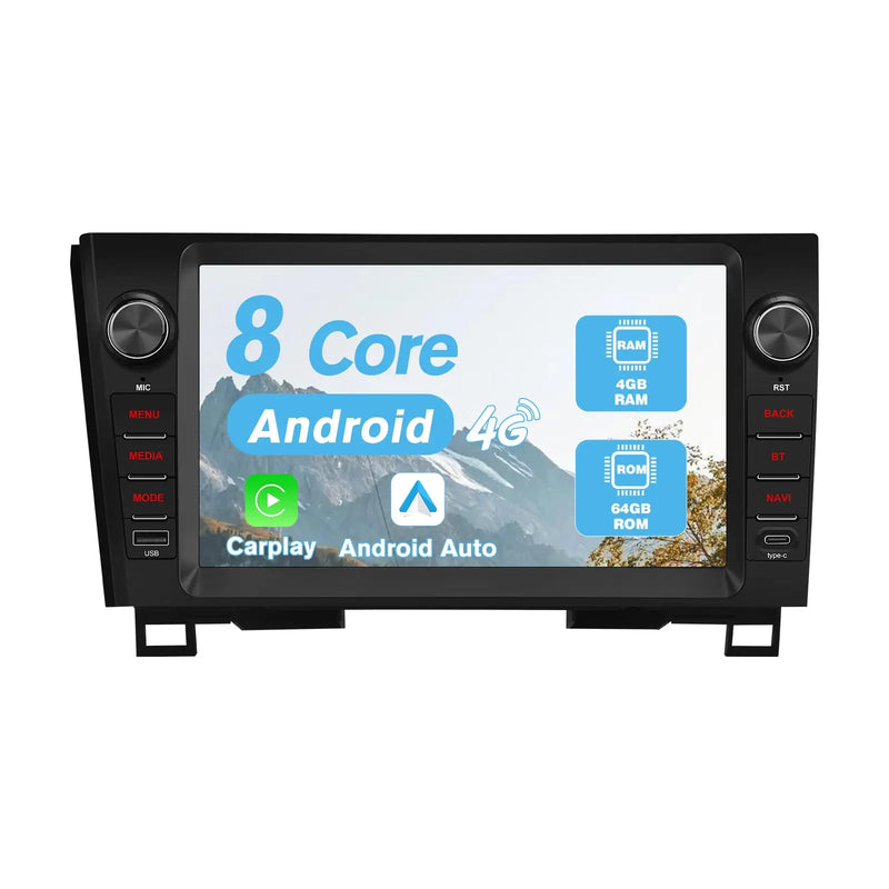 AWESFE Android 13 2GB+64GB Car Radio for Toyota Tundra 2007-2013 & Sequoia 2008-2018, 10" Touch Screen Upgrade with Wireless Carplay & Android Auto/DSP/Bluetooth/GPS/FM/AM/BackCamera AWESAFE